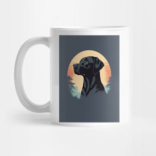 Labrador Retriever Dog 4 - Japanese Old Vintage Mug